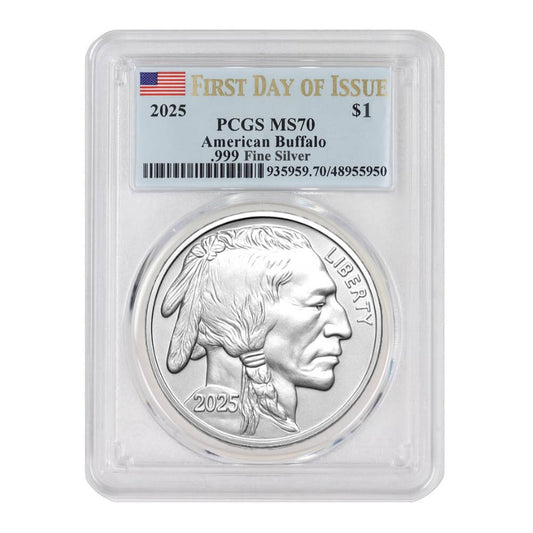 1 Oz 2025 Buffalo Silver Round – Limited Release • Limited-Time Factory Price